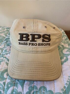 Bass Pro Shops Beige BPS Embroidered Cap